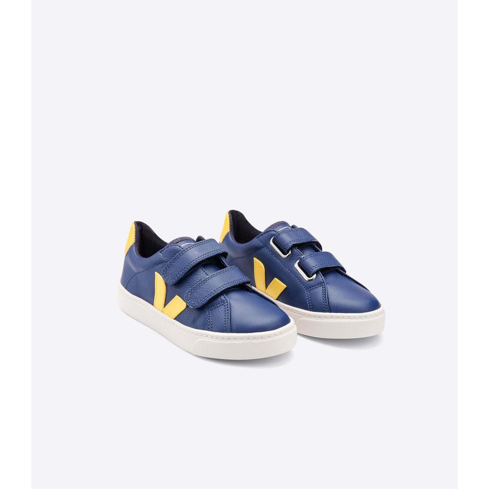 Navy Kids' Veja ESPLAR CHROMEFREE Sneakers | AU 823CTV